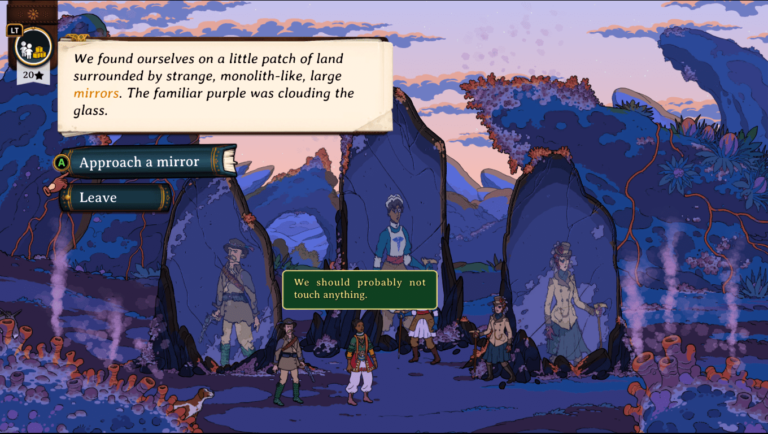 Curious Expedition 2 game screenshot, Mirrors