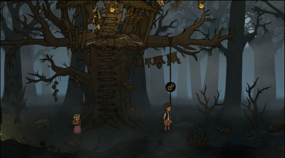 Creepy Tale 2 game screenshot, Woods Gif