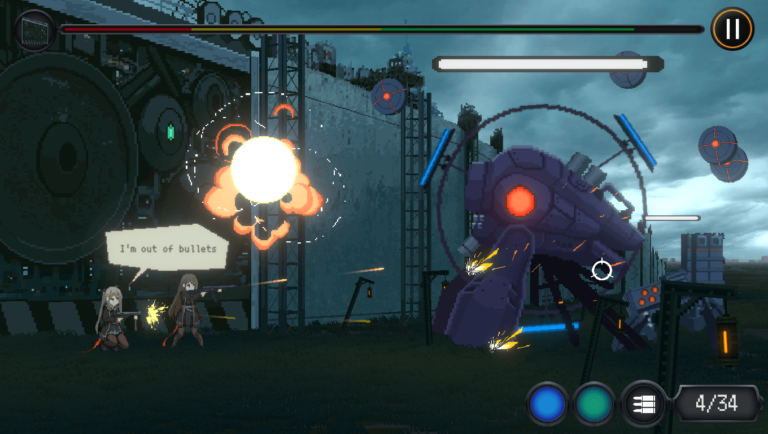 Marfusha game screenshot, Circle Robot