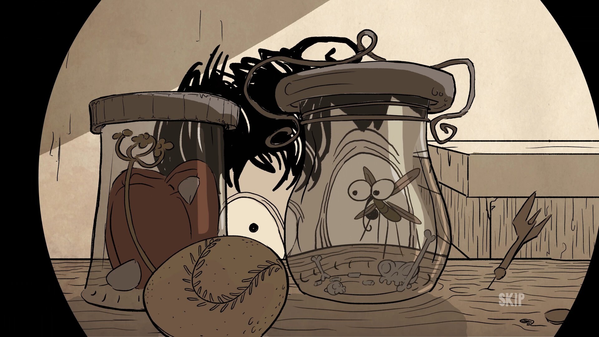 Jars game screenshot, cut-scene
