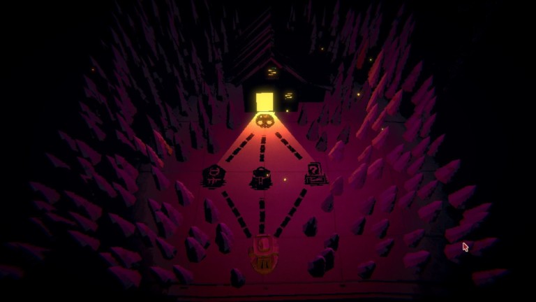 A gameplay screenshot of Daniel Mullins' Inscryption