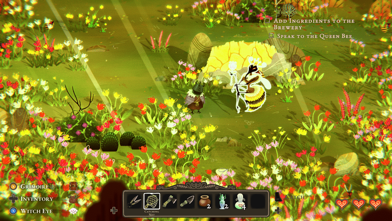 Wytchwood game screenshot, Bee