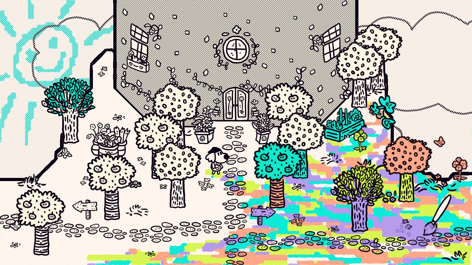 Chicory: A Colorful Tale - screenshot courtesy Steam
