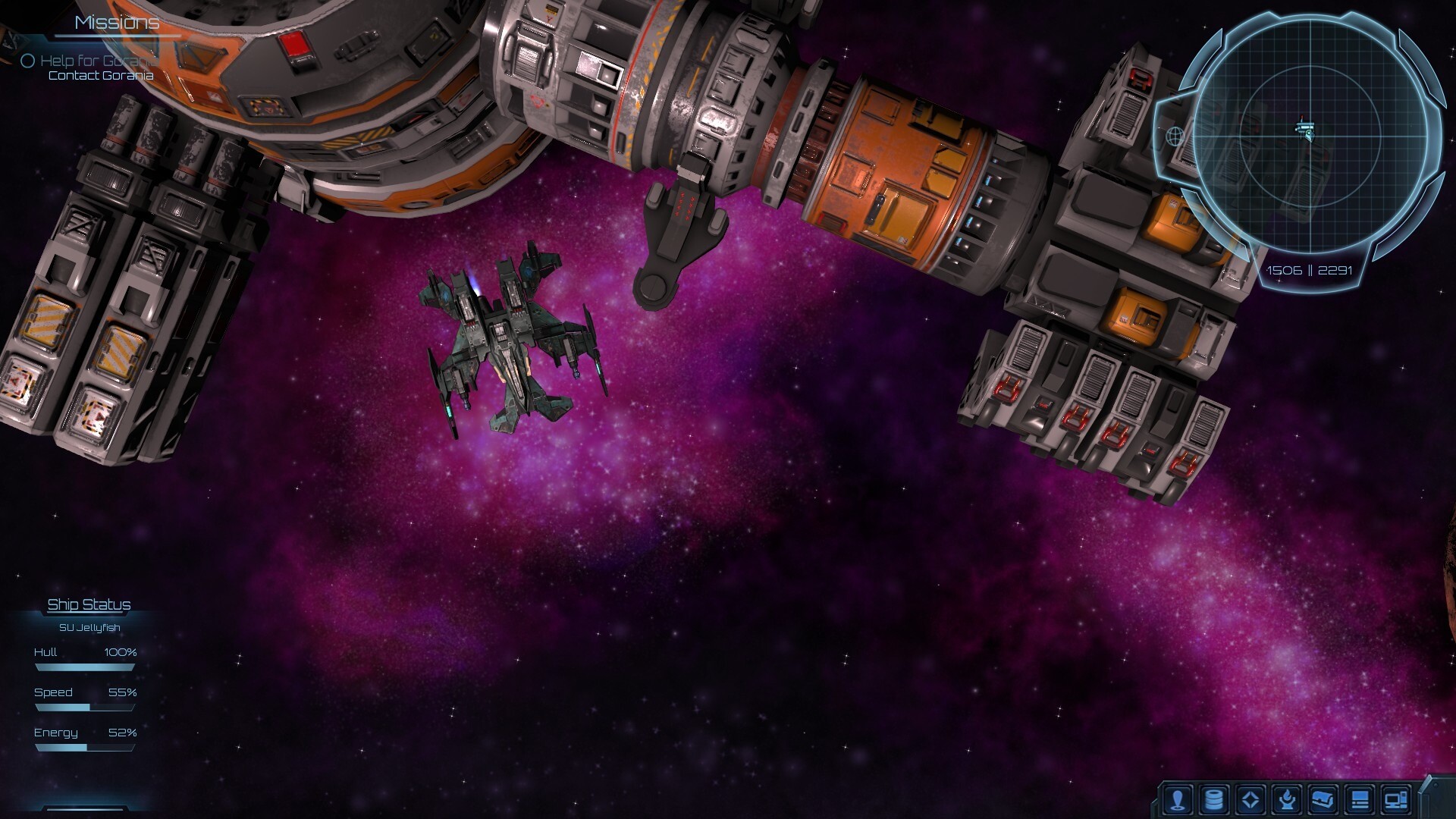 Forsaken Portals game screenshot, alien space station