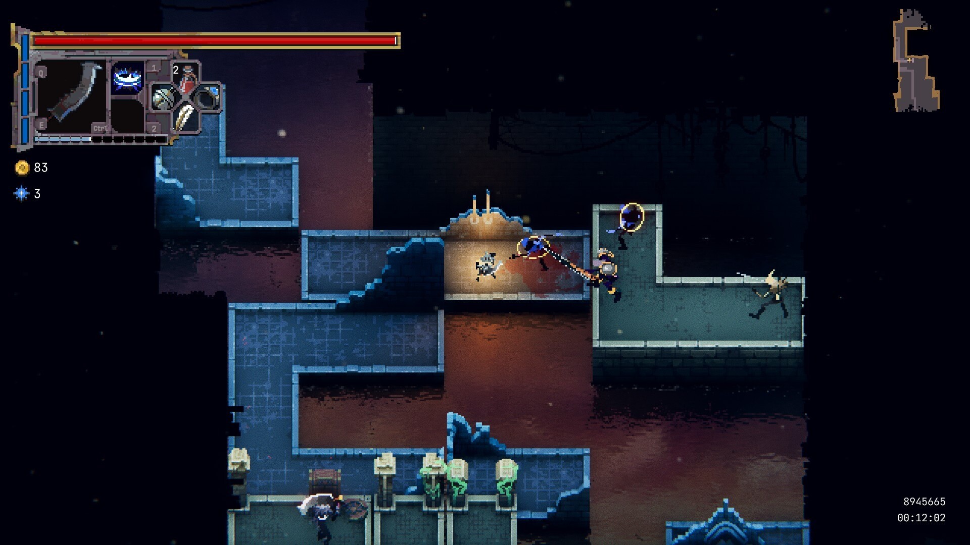 Loot River game screenshot, platform levels