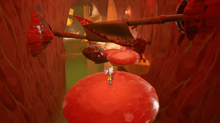 Hell Pie game screenshot, Inside Whale