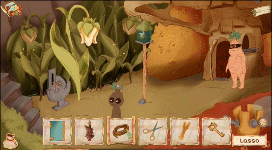 Uproot game screenshot, Flower Gif