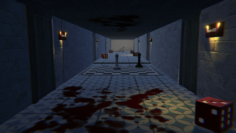 Starless Hotel game screenshot, Hallway