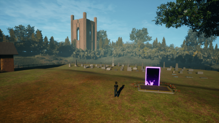 Grief Trigger game screenshot, Grave