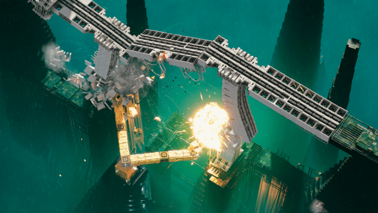 ABRISS game screenshot, Bridge