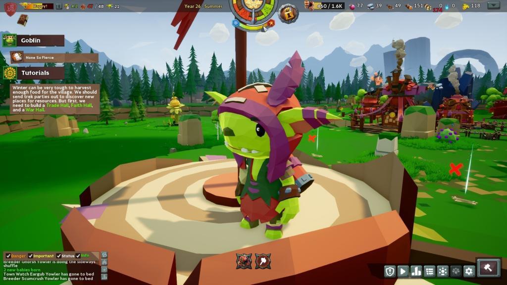 Goblins of Elderstone game screenshot, close-up of goblin