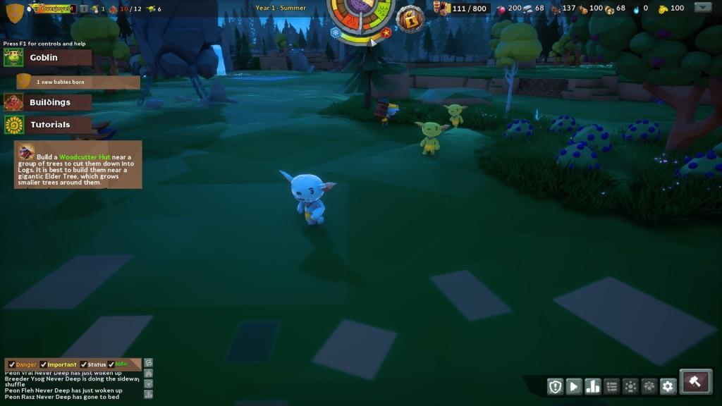 Goblins of Elderstone game screenshot, goblins in the woods