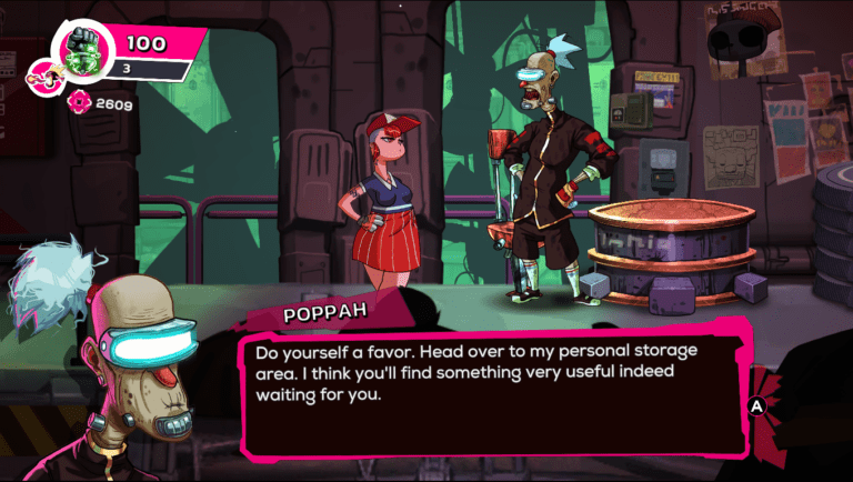 Cookie Cutter game screenshot, Dialogue