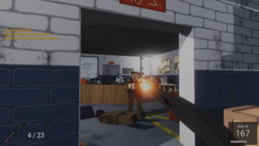 A Thug's Ascension game screenshot, Shooting