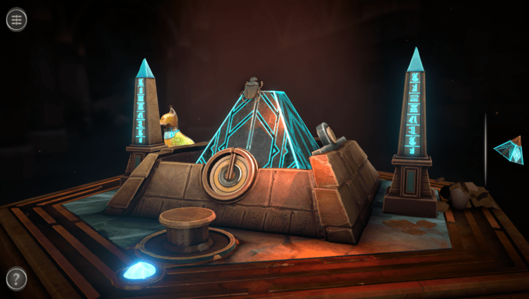 Boxes game screenshot, Pyramid