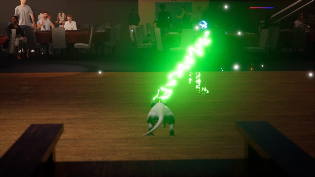 Ship's cat game screenshot, nuclear rat