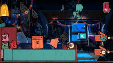 Untitled Hand game screen, Bedroom